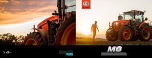 Trattrici agricole - trazione a 4 ruote Kubota M8-201