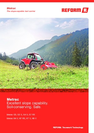 Trattrici agricole - trazione a 4 ruote Reform Werke Metrac H 7 RX