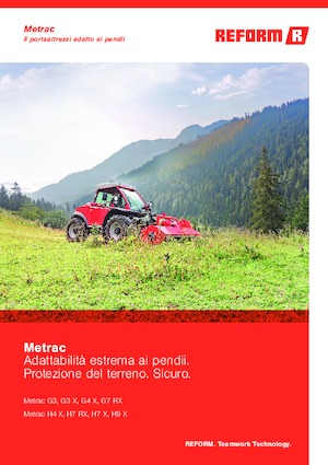 Trattrici agricole - trazione a 4 ruote Reform Werke Metrac H 7 RX