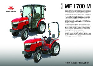 Trattrici agricole - trazione a 4 ruote Massey Ferguson MF 1765 M MC