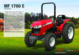 Trattrici agricole - trazione a 4 ruote Massey Ferguson MF 1740 E MP