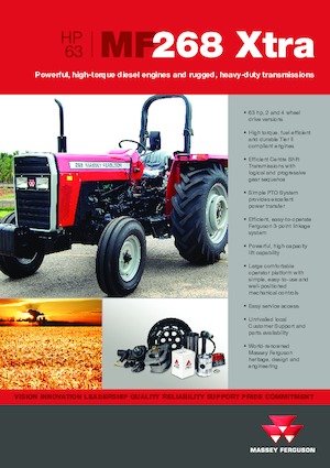 Trattrici agricole - trazione a 4 ruote Massey Ferguson MF 268 Xtra