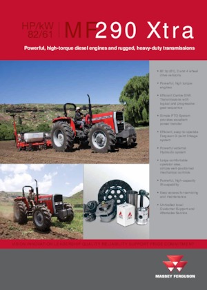 Trattrici agricole - trazione a 4 ruote Massey Ferguson MF 290 Xtra