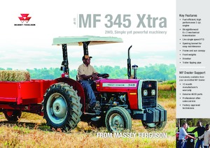 Trattrici agricole - trazione a 4 ruote Massey Ferguson MF 345 Xtra