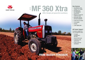 Trattrici agricole - trazione a 4 ruote Massey Ferguson MF 360 Xtra