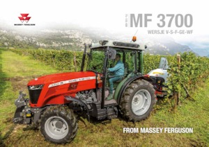 Trattrici agricole - trazione a 4 ruote Massey Ferguson MF 3709 GE