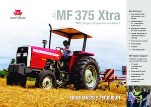 Trattrici agricole - trazione a 4 ruote Massey Ferguson MF 375 Xtra