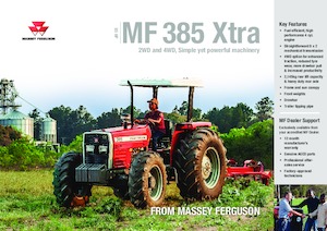 Trattrici agricole - trazione a 4 ruote Massey Ferguson MF 385 Xtra