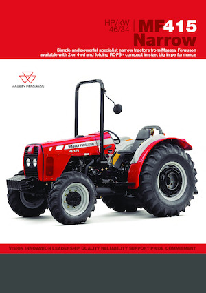Trattrici agricole - trazione a 4 ruote Massey Ferguson MF 415
