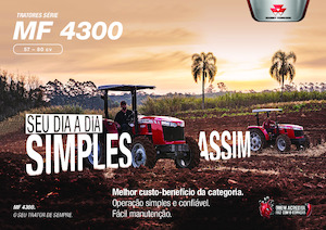 Trattrici agricole - trazione a 4 ruote Massey Ferguson MF 4305