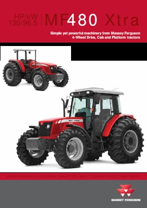 Trattrici agricole - trazione a 4 ruote Massey Ferguson MF 480 Xtra