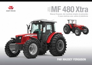Trattrici agricole - trazione a 4 ruote Massey Ferguson MF 480 Xtra