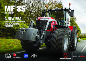 Trattrici agricole - trazione a 4 ruote Massey Ferguson MF 8S.305 