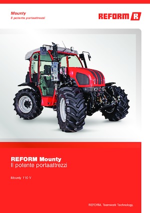 Trattrici agricole - trazione a 4 ruote Reform Werke Mounty 110 V