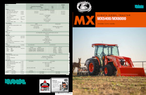 Trattrici agricole - trazione a 4 ruote Kubota MX5400
