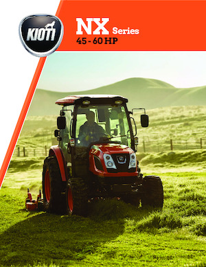 Trattrici agricole - trazione a 4 ruote Kioti NX4510 HST