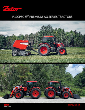 Trattrici agricole - trazione a 4 ruote Zetor P120PSC HT