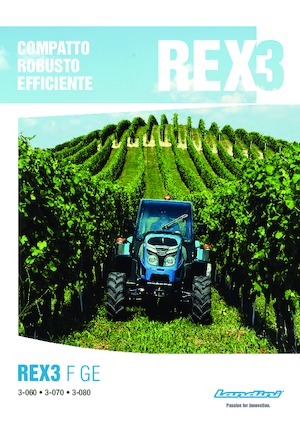 Trattrici agricole - trazione a 4 ruote Landini Rex 3-080F