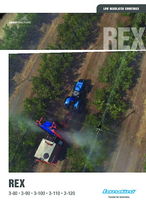 Trattrici agricole - trazione a 4 ruote Landini Rex 3-100 G 