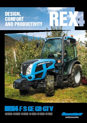 Trattrici agricole - trazione a 4 ruote Landini Rex DT 4-110GE
