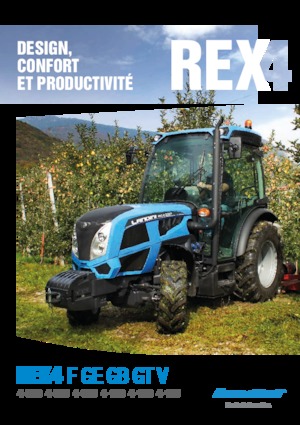 Trattrici agricole - trazione a 4 ruote Landini Rex DT 4-110GE