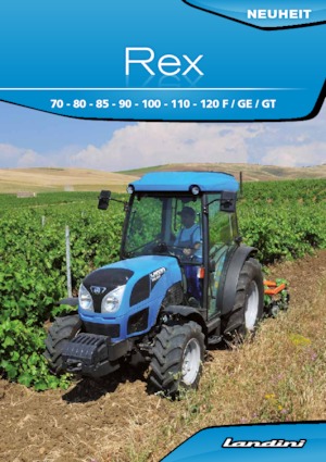 Trattrici agricole - trazione a 4 ruote Landini Rex 85GE