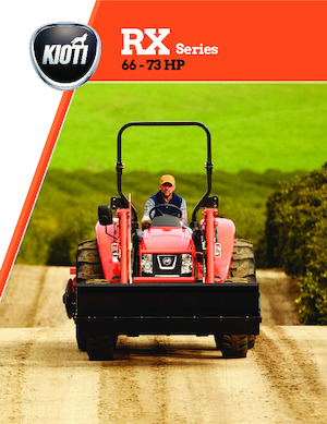 Trattrici agricole - trazione a 4 ruote Kioti RX6620 Powershuttle Cab