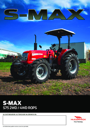 Trattrici agricole - trazione a 4 ruote McCormick S 75 Max 