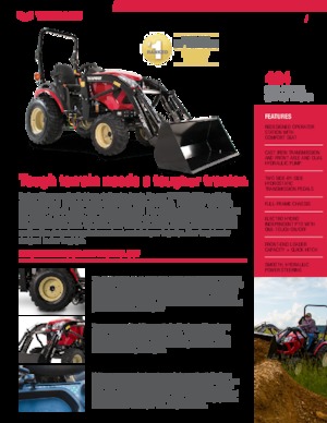 Trattori per uso municipale Yanmar SA424DHX