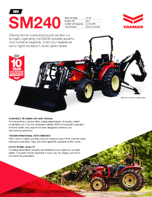 Trattrici agricole - trazione a 4 ruote Yanmar SM240
