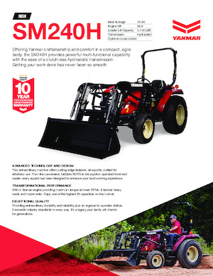 Trattrici agricole - trazione a 4 ruote Yanmar SM240H