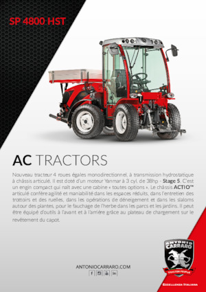Trattrici agricole - trazione a 4 ruote Carraro SP 4800
