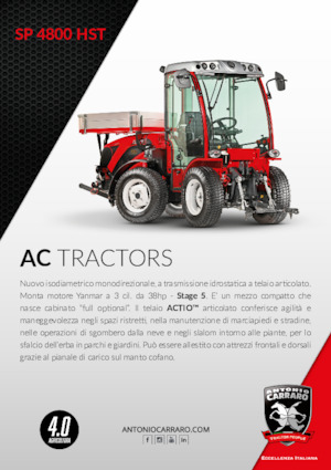 Trattrici agricole - trazione a 4 ruote Carraro SP 4800