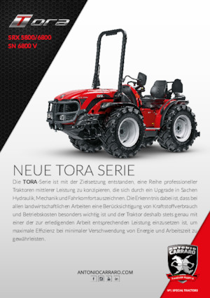Trattrici agricole - trazione a 4 ruote Carraro SRX 6800 Tora
