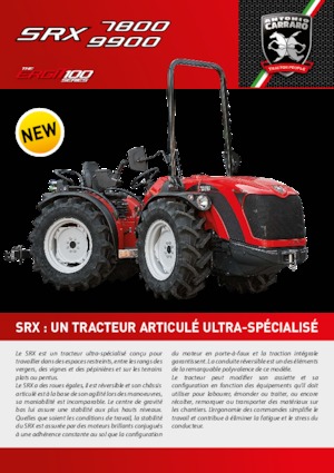 Trattrici agricole - trazione a 4 ruote Carraro SRX 7800