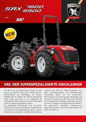 Trattrici agricole - trazione a 4 ruote Carraro SRX 9900