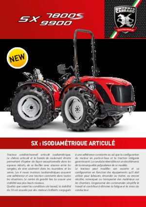 Trattrici agricole - trazione a 4 ruote Carraro SX 9900