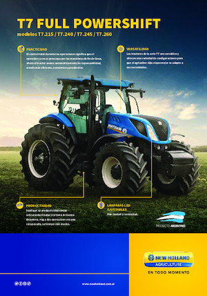 Trattrici agricole - trazione a 4 ruote New Holland T7.215