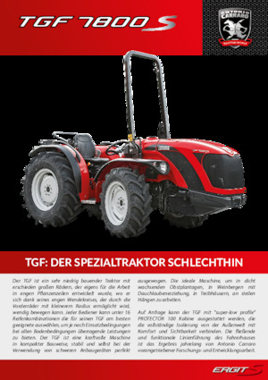 Trattrici agricole - trazione a 4 ruote Carraro TGF 7800 S