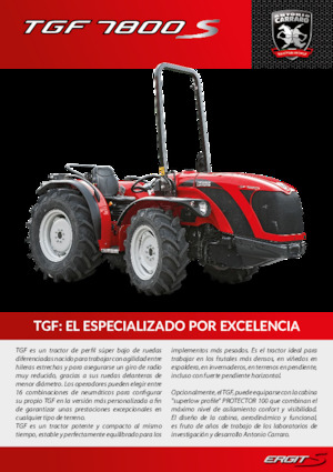 Trattrici agricole - trazione a 4 ruote Carraro TGF 7800 S