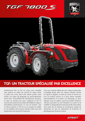 Trattrici agricole - trazione a 4 ruote Carraro TGF 7800 S