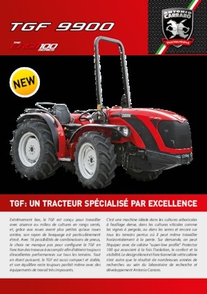 Trattrici agricole - trazione a 4 ruote Carraro TGF 9900