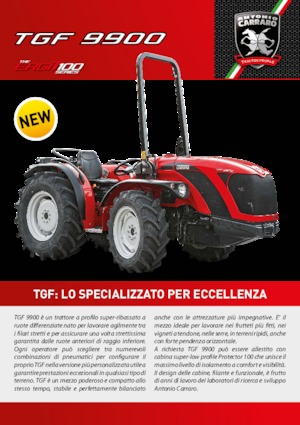 Trattrici agricole - trazione a 4 ruote Carraro TGF 9900