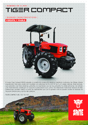Trattrici agricole - trazione a 4 ruote SAME Tiger Compact 60