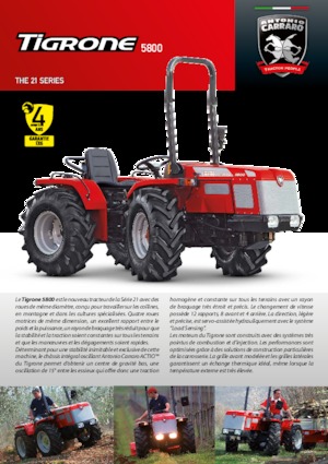 Trattrici agricole - trazione a 4 ruote Carraro Tigrone 5800