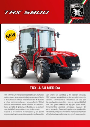Trattrici agricole - trazione a 4 ruote Carraro TRX 5800
