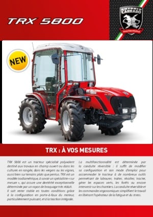 Trattrici agricole - trazione a 4 ruote Carraro TRX 5800