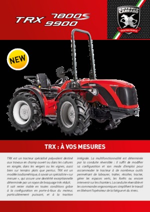 Trattrici agricole - trazione a 4 ruote Carraro TRX 7800 S