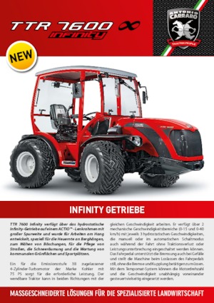 Trattrici agricole - trazione a 4 ruote Carraro TTR 7600 Infinity