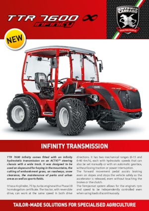 Trattrici agricole - trazione a 4 ruote Carraro TTR 7600 Infinity